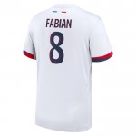 Günstige Fußballtrikots Paris Saint-Germain Fabian Ruiz 8 Auswärtstrikot 2024-25 Kurzarm